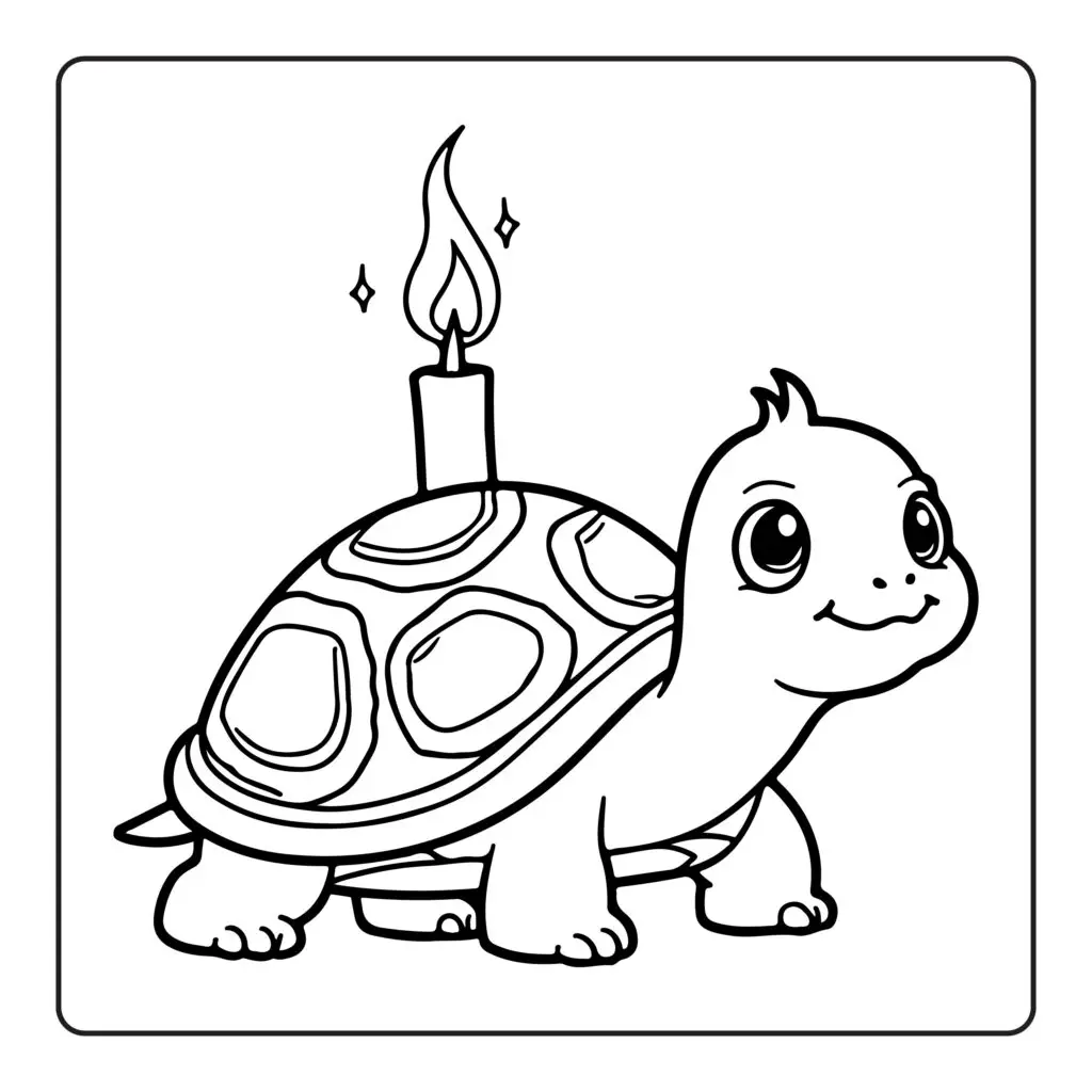 Bold and Easy Cute Hanukkah Coloring Pages