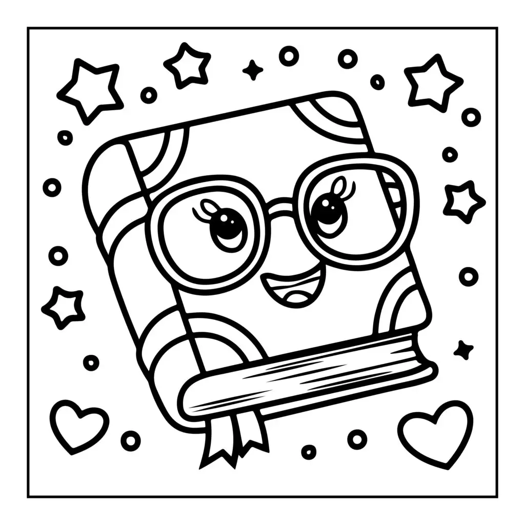 Cozy Girl Coloring Pages