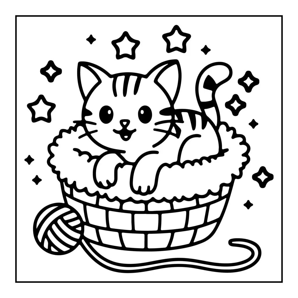Bold and Easy Cozy Girl Coloring PagesBold and Easy Cozy Girl Coloring Pages