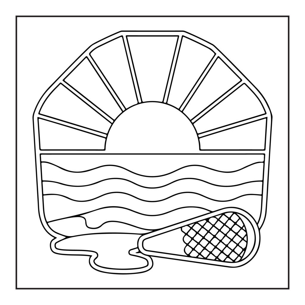 Bold and Easy Minimal Art Coloring Pages