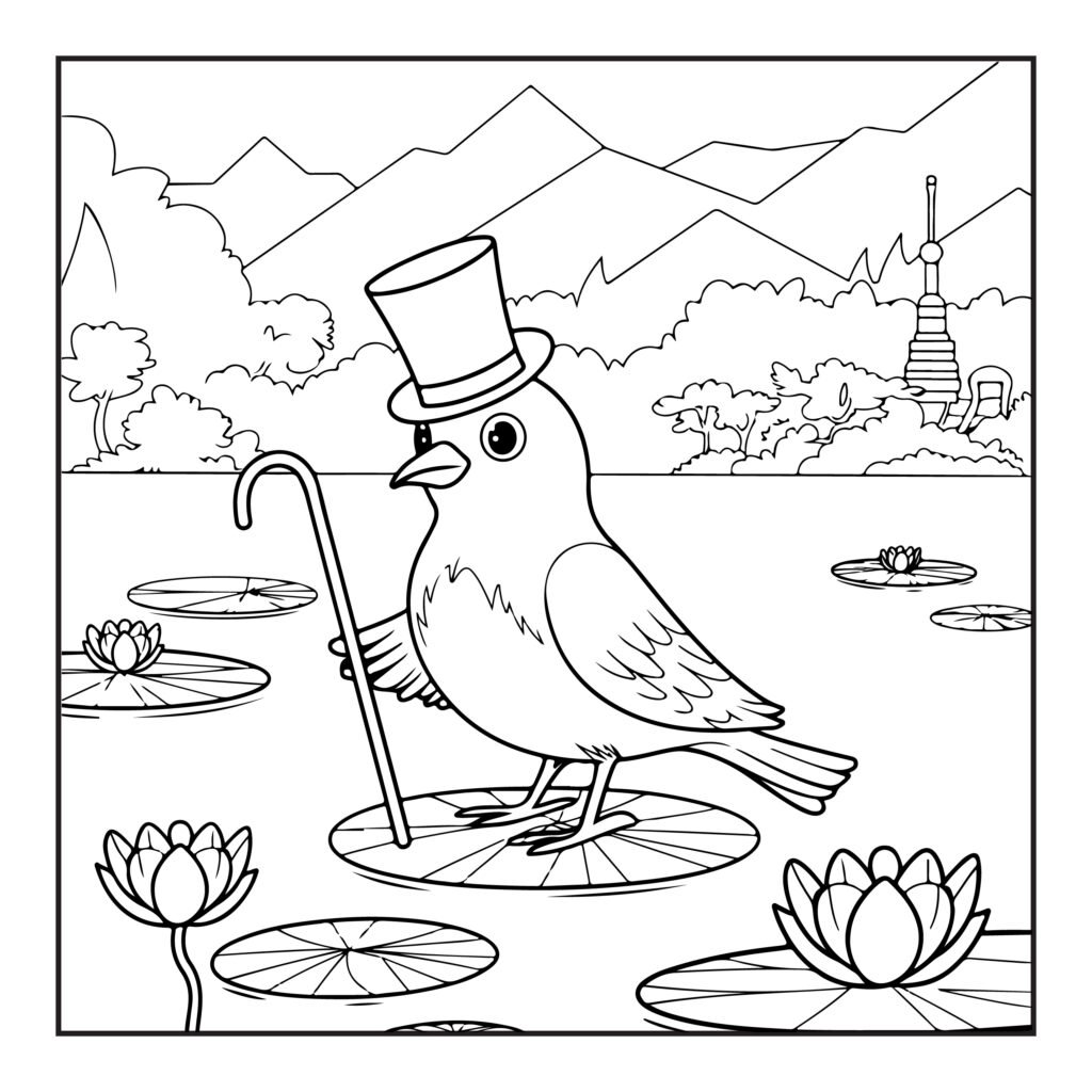 Bold and Easy Minimal Art Coloring Pages